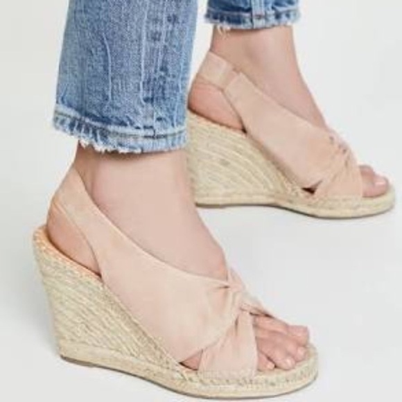 Joie Pink Suede Kaili Wedge - Picture 2 of 15